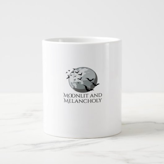 Whimsigoth Tinte - Mystische Wälder, Mondmagic Cla Jumbo-Tasse (Vorderseite)