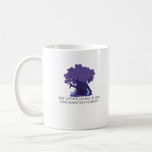 Whimsigoth Tinte - Mystische Wälder, Mondmagic Cla Kaffeetasse (Links)