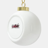 Whimsigoth Tinte - Mystische Wälder, Mondmagic Cla Keramik Kugel-Ornament (Rechts)