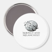 Whimsigoth Tinte - Mystische Wälder, Mondmagic Cla Magnet (Vorderseite/Rückseite)