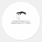 Whimsigoth Tinte - Mystische Wälder, Mondmagic Cla Runder Aufkleber (Vorderseite)