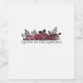 Whimsigoth Tinte - Mystische Wälder, Mondmagic Cla Weinetikett (Einzelnes Label)