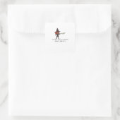 Whimsigoth Tinte - Mystische Wälder, Mondmagie Cl Quadratischer Aufkleber (Tasche)