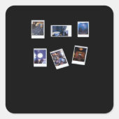 Whimsigoth Wall Art Decke Gamer Heckinfarout-Klass Quadratischer Aufkleber (Vorderseite)