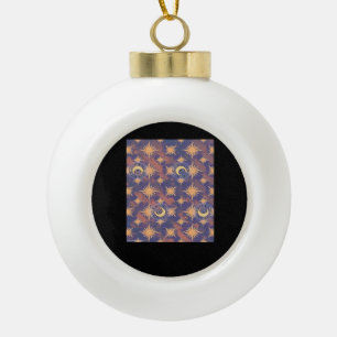 Whimsigoth Wallpaper Classic Keramik Kugel-Ornament