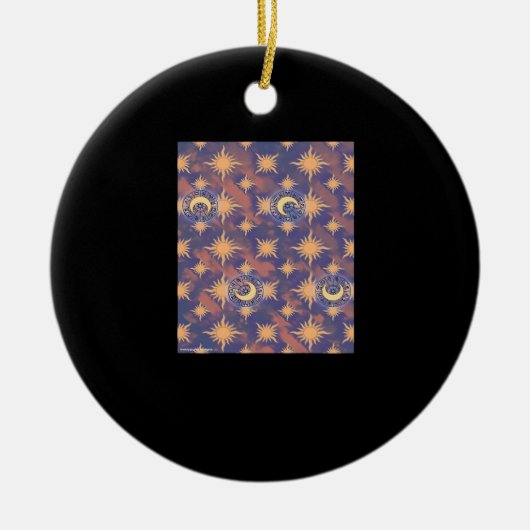 Whimsigoth Wallpaper Classic Keramik Ornament (Vorne)