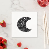 Whimsigoth Witch Moon Wicca Kawaii Goth Tattoo Ast Serviette (Beispiel)