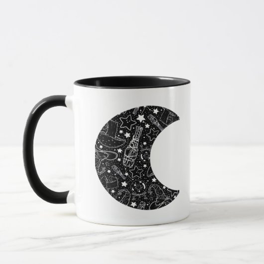 Whimsigoth Witch Moon Wicca Kawaii Goth Tattoo Ast Tasse (Links)