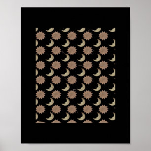 Whimsigoth Wolken Grafik Poster