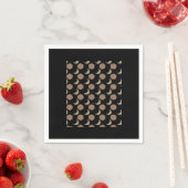 Whimsigoth Wolken Grafik Serviette (Beispiel)