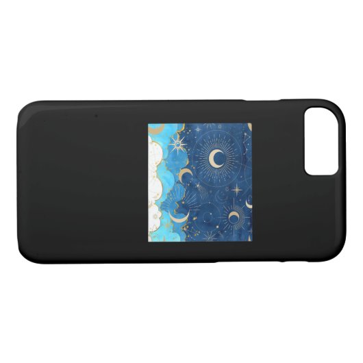 Whimsigoth Wolken Sun Moon Witchy Classic Case-Mate iPhone Hülle (Rückseite (Horizontal))