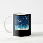 Whimsigoth Wolken Sun Moon Witchy Classic Kaffeetasse (Links)