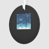 Whimsigoth Wolken Sun Moon Witchy Classic Ornament (Vorderseite)