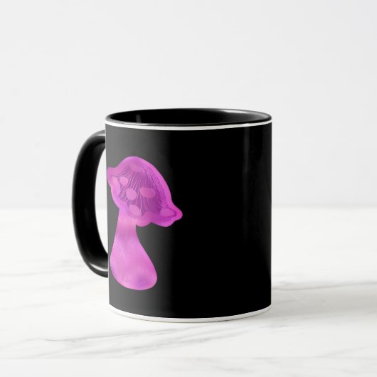 Whimsigoth Zen Pattern Mushroom Tasse (Vorderseite Links)