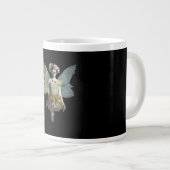 Whimsigoth Zombie Fairy Old Time Gothic Moody Art Jumbo-Tasse (Vorderseite Rechts)