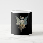 Whimsigoth Zombie Fairy Old Time Gothic Moody Art Jumbo-Tasse (Vorderseite)