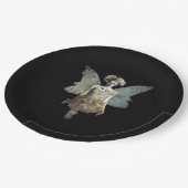 Whimsigoth Zombie Fairy Old Time Gothic Moody Art Pappteller (Schrägansicht)