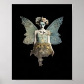Whimsigoth Zombie Fairy Old Time Gothic Moody Art Poster (Vorne)