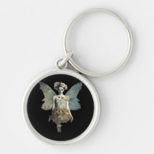 Whimsigoth Zombie Fairy Old Time Gothic Moody Art Schlüsselanhänger