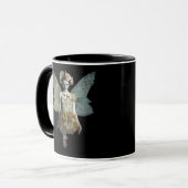 Whimsigoth Zombie Fairy Old Time Gothic Moody Art Tasse (Vorderseite Links)
