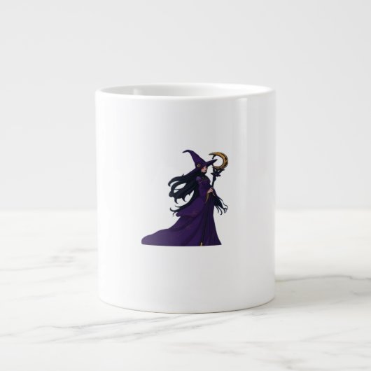 Whimsigothic Moon Witch Jumbo-Tasse (Vorderseite)