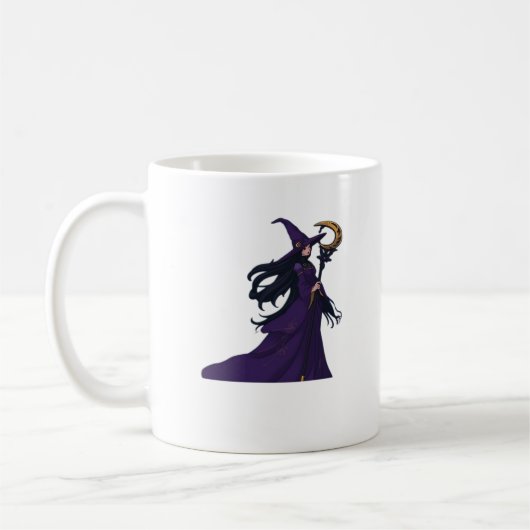 Whimsigothic Moon Witch Kaffeetasse (Links)