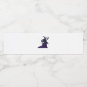 Whimsigothic Moon Witch Wasserflaschenetikett (Einzelnes Label)