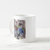 Whimsigothie - Gothic Floral Vase ästhetische Klas Kaffeetasse (Vorderseite Links)