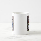 Whimsigothie - Gothic Floral Vase ästhetische Klas Kaffeetasse (Mittel)