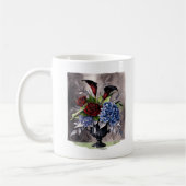 Whimsigothie - Gothic Floral Vase ästhetische Klas Kaffeetasse (Links)