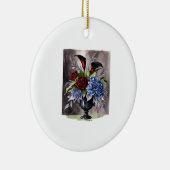 Whimsigothie - Gothic Floral Vase ästhetische Klas Keramik Ornament (Rechts)
