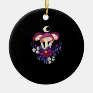 Whimsigothische Pilze Classic Keramik Ornament