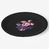 Whimsigothische Pilze Classic Pappteller (Schrägansicht)