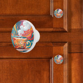 Whimsikaffee Keramikknauf