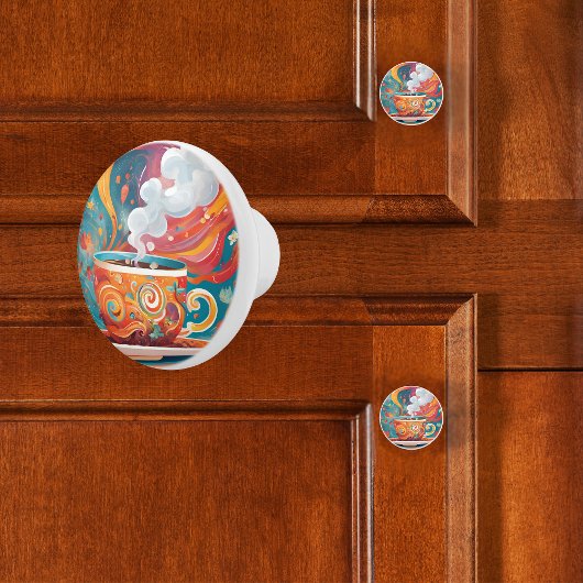 Whimsikaffee Keramikknauf