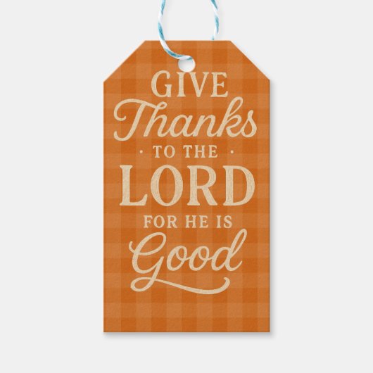 Whimsikal handGezeichnet Khalk-Style Typografie Geschenkanhänger (Vorderseite)