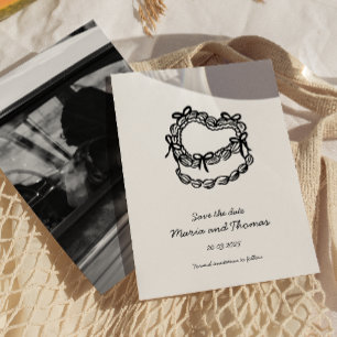 Whimsikal handGezeichnet Kuchen Hochzeit speichern Save The Date
