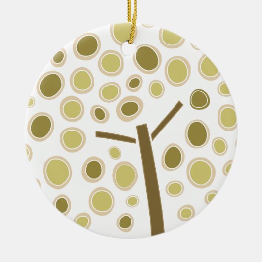 Whimsikalbaum Keramik Ornament (Vorne)