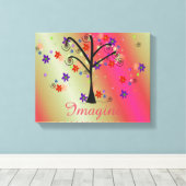 Whimsikalbaum Leinwanddruck (Insitu (Holzboden))