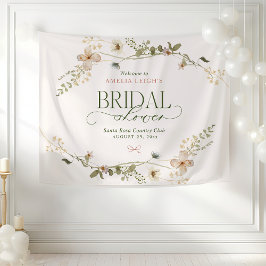 Whimsikale Garden & Bows Brautparty Wandteppich