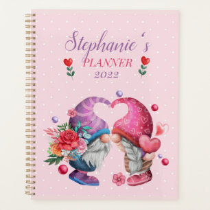 Whimsikale Gnomen in der Liebe Personalisiert Planer