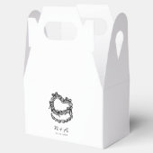 Whimsikale handGezeichnet Kuchenhochzeit Geschenkschachtel (Geöffnet)