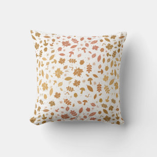Whimsikale Herbstlaube, Pilze, Bugs Design Kissen