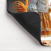 Whimsikale Hühner mit Eiern Mousepad (Ecke)