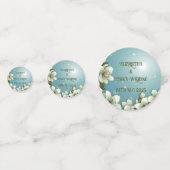 Whimsikale Kirschblüte mit Glitzern Konfetti (Rückseiten)