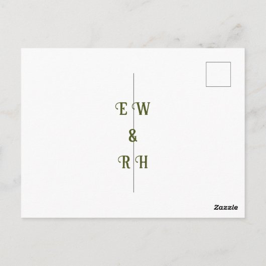 Whimsikale Kirschblüte mit Glitzern Postkarte (Rückseite)