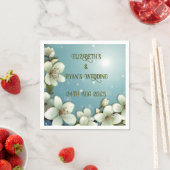 Whimsikale Kirschblüte mit Glitzern Serviette (Beispiel)