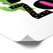 Whimsikale Liebe Arizona Handschrift zeichnen Poster (Ecke)