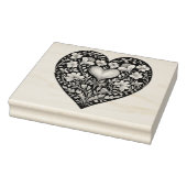 Whimsikale Liebe: Gouache Valentine Hearts Gummistempel (Stempel)
