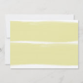 Whimsikale Typografie | Geburtsankündigungskarte Ankündigung (Rückseite)